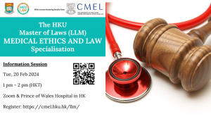 Master of Laws Medical Ethics and Law Specialisation