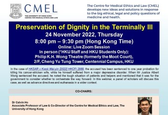 Preservation of Dignity in the Terminally Ill